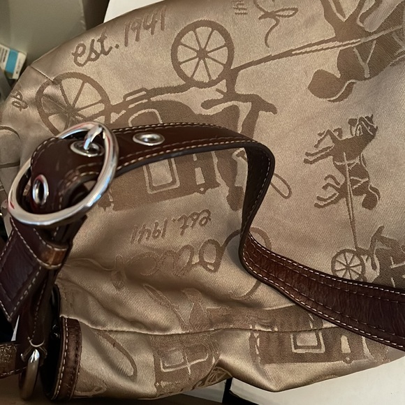 Coach Stagecoach Carraige Crossbody Shoulder Bag Vintage Adjustable - Picture 3 of 7